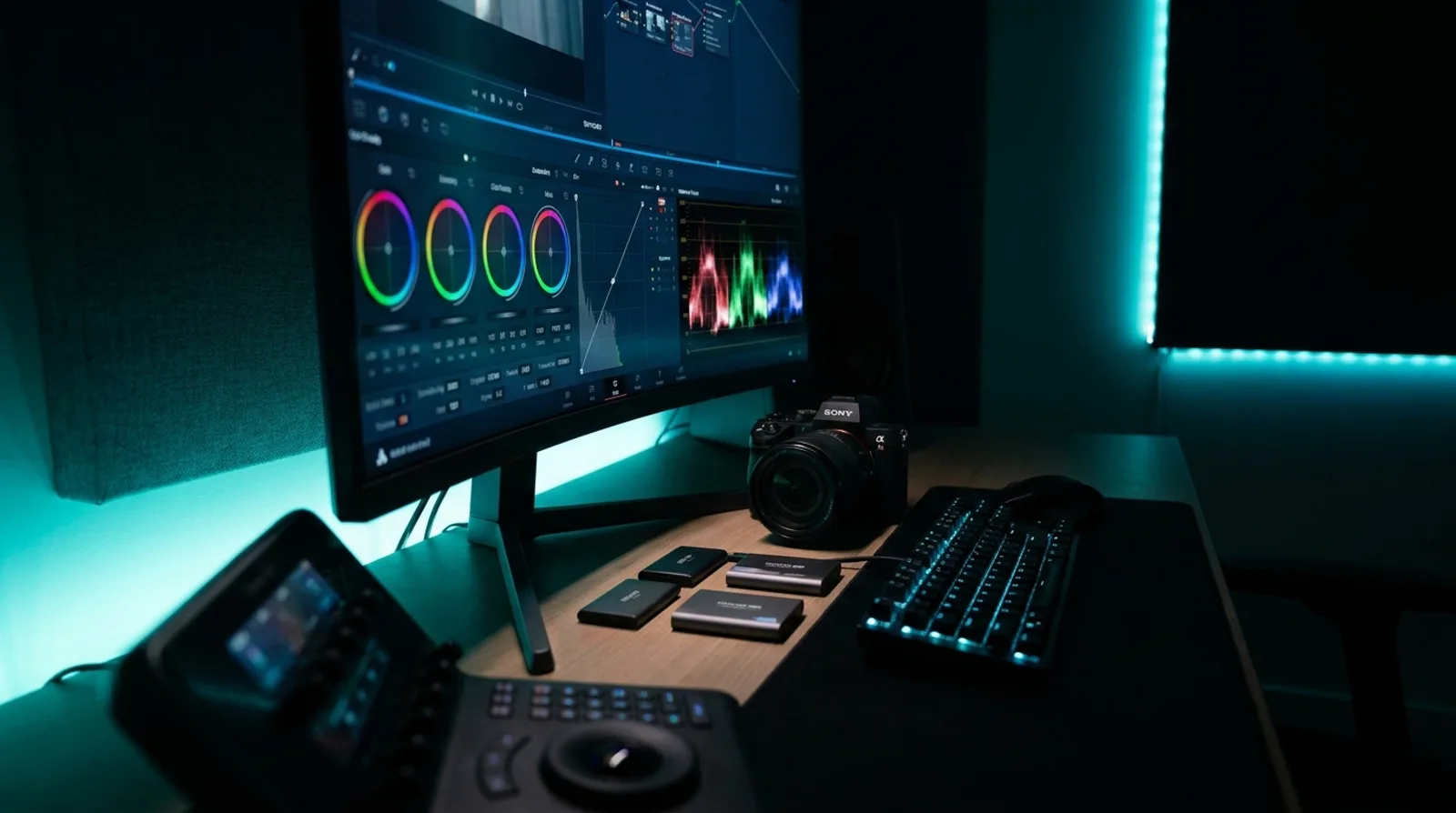 Assure Digital Media video editing and color grading suite