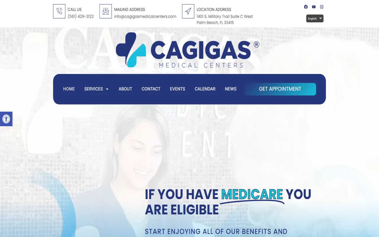 Cagigas Medical Centers website by Assure Digital Media