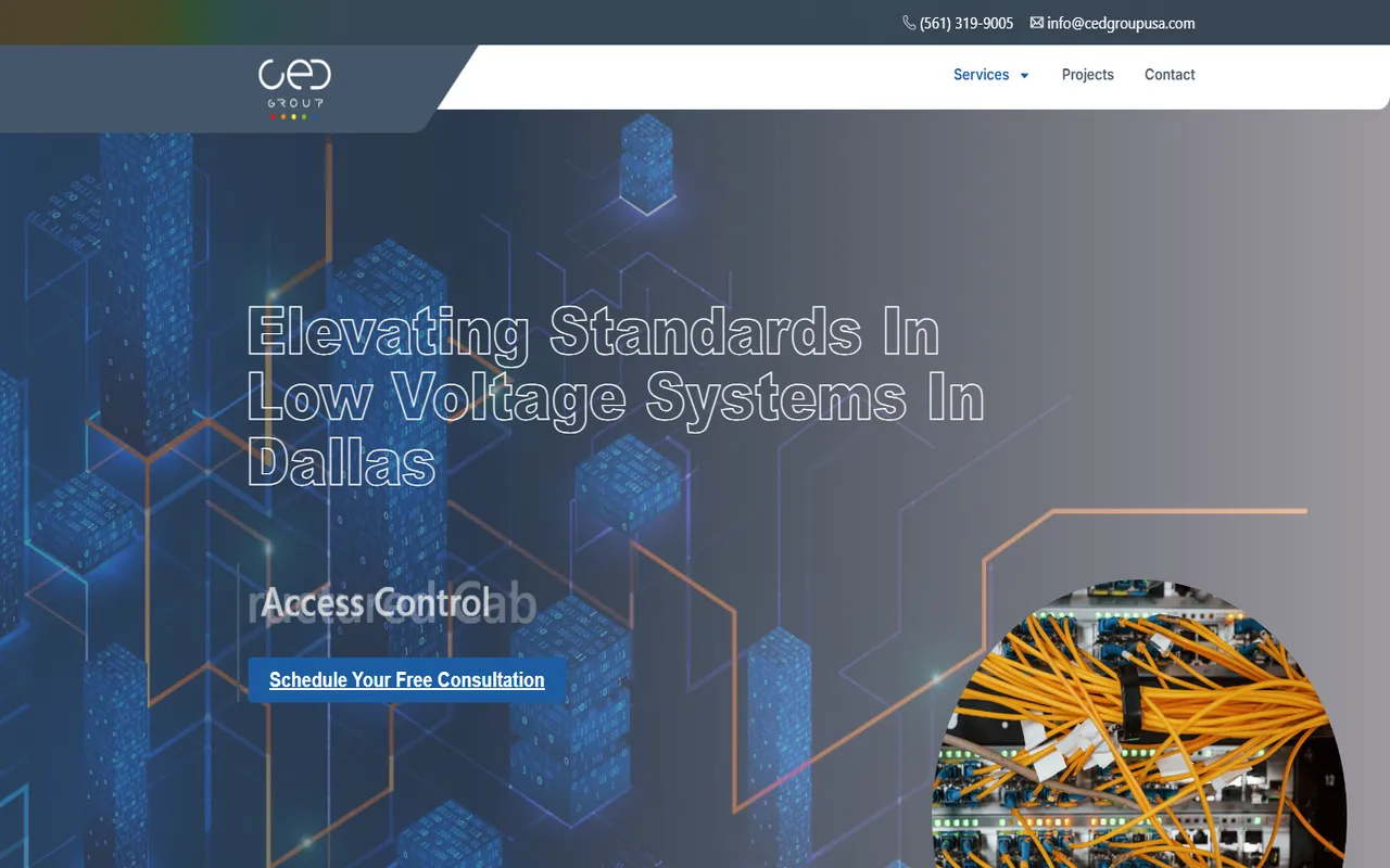 CED Group website by Assure Digital Media