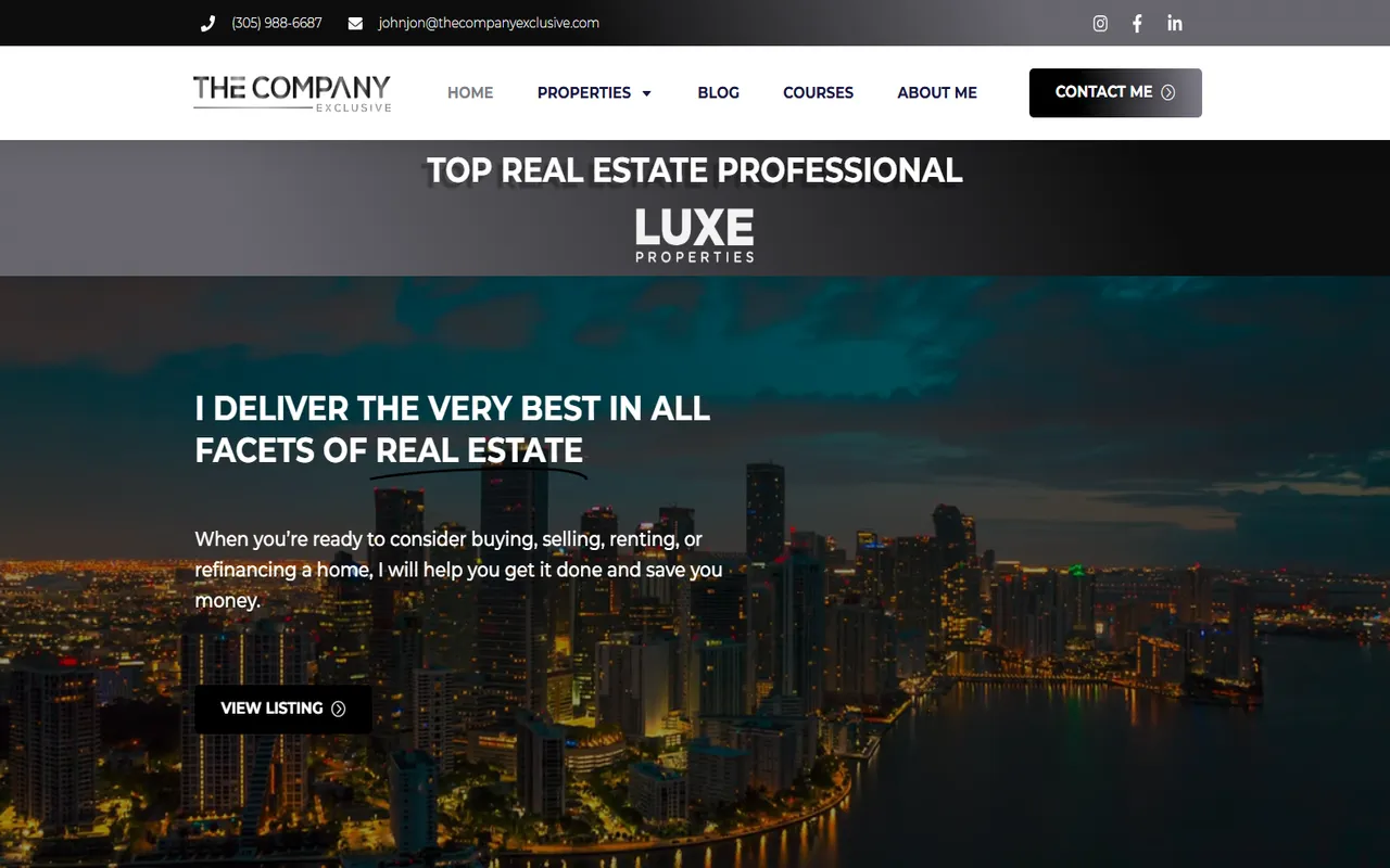 The Company Exclusive website by Assure Digital Media