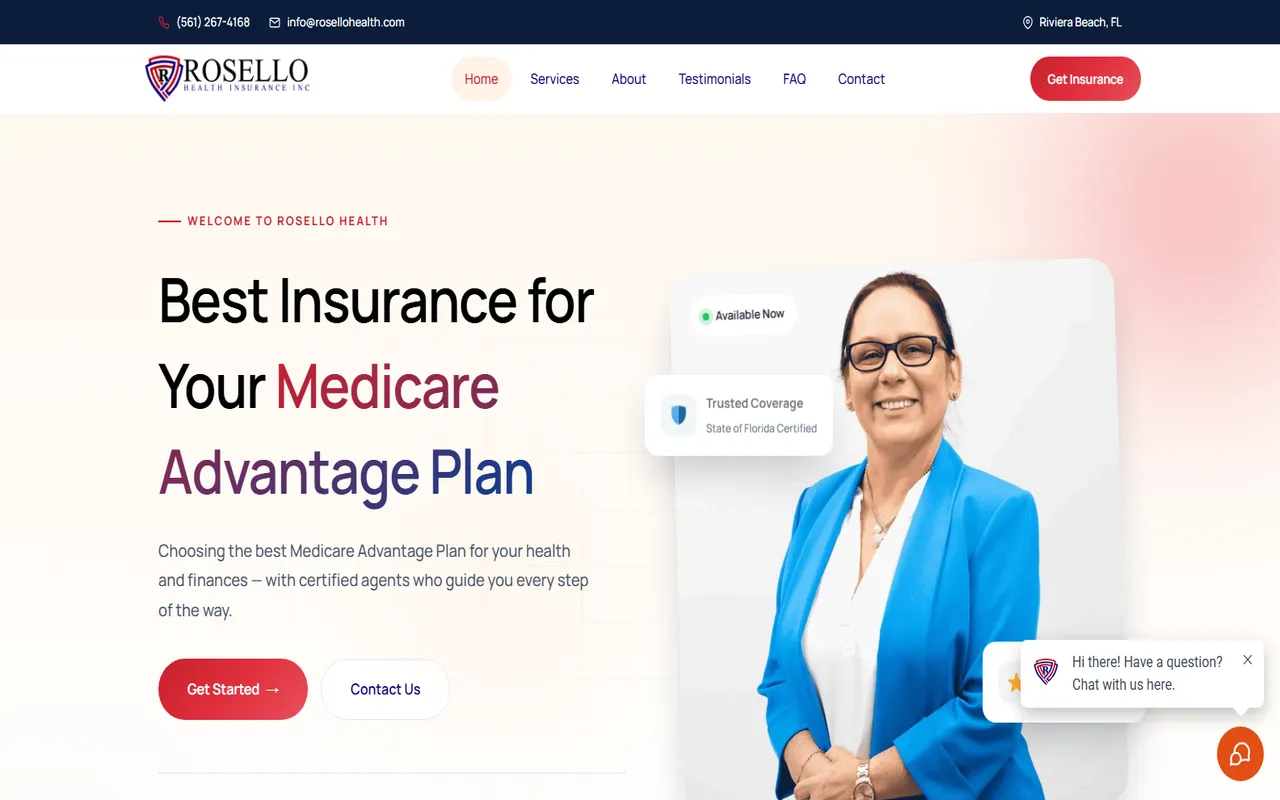 Rosello Health website by Assure Digital Media